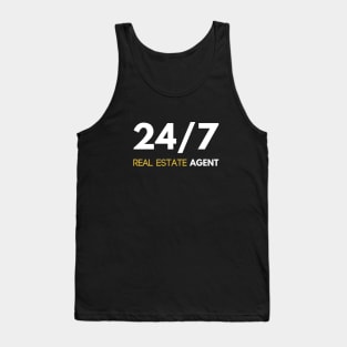 24/7 Real Estate Agent Tank Top